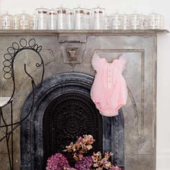 TiA CiBANiKids Tia Cibani Advice Exclusive Baby Florence Pleated Romper - Dust