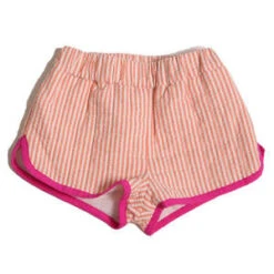 TiA CiBANiKids Tia Cibani Pull-On Tufted Gym Shorts - Cone Orange